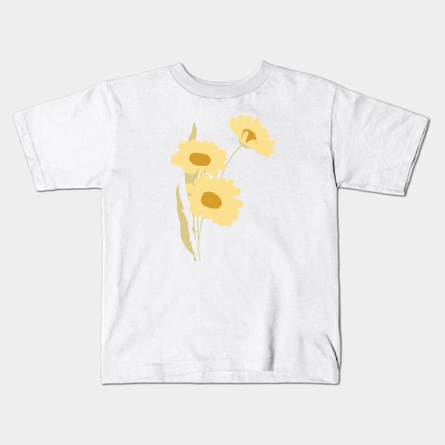 Daisies 1 Kids T-Shirt by littlemoondance